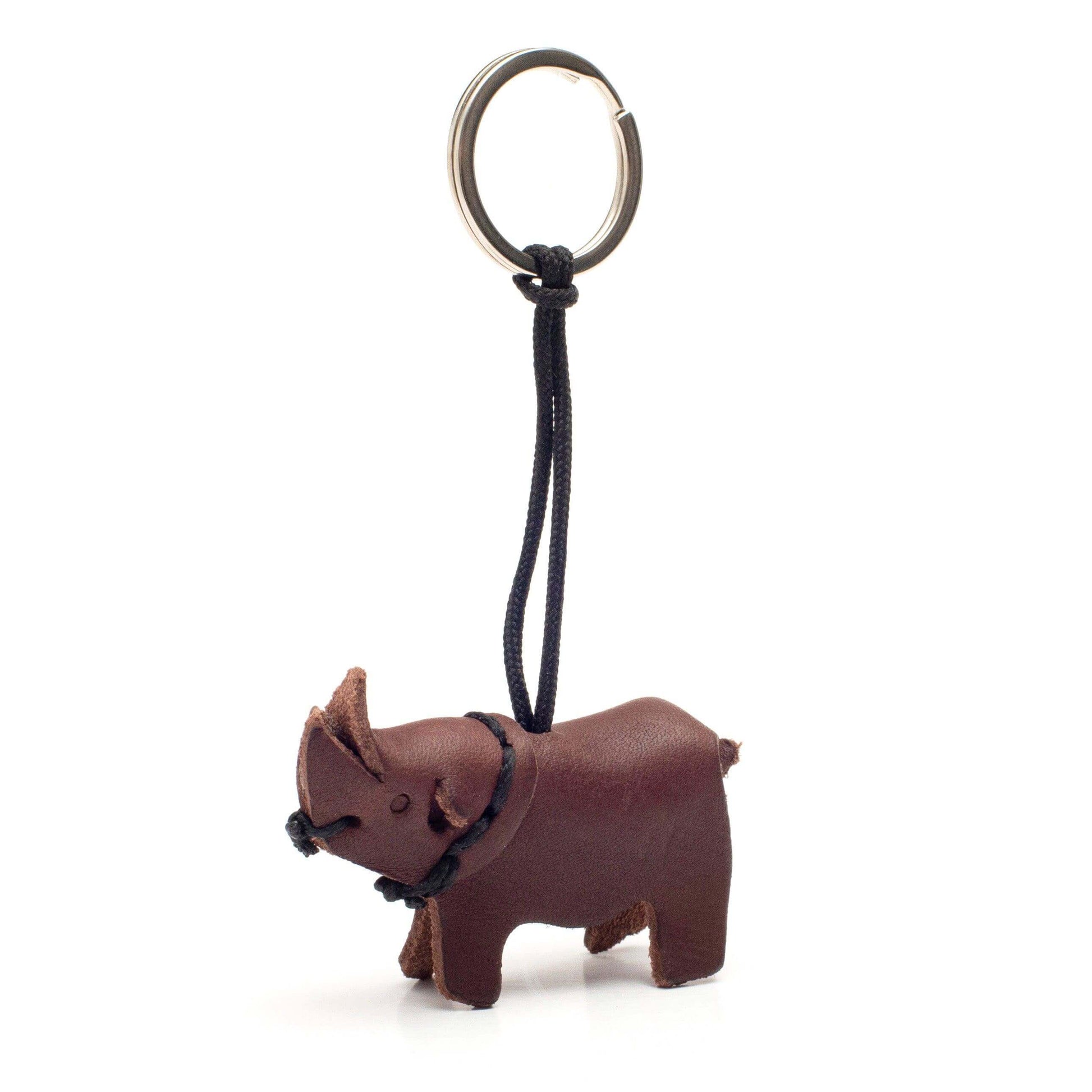 baby rhino key ring handmade - 2