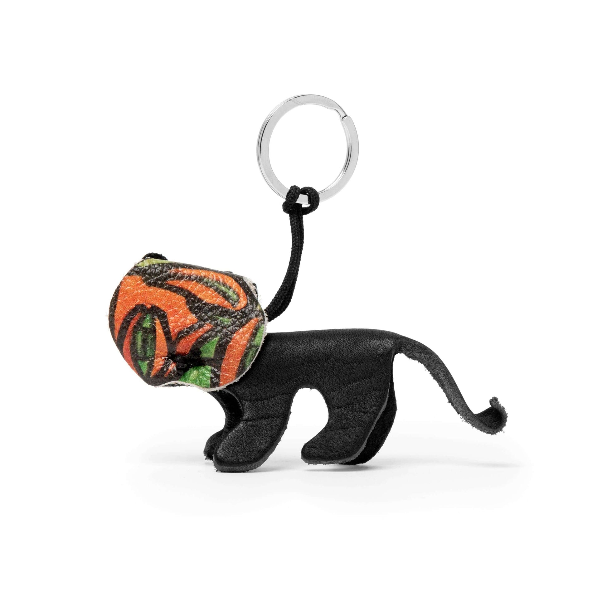 lalela lion key ring handmade leather - 4