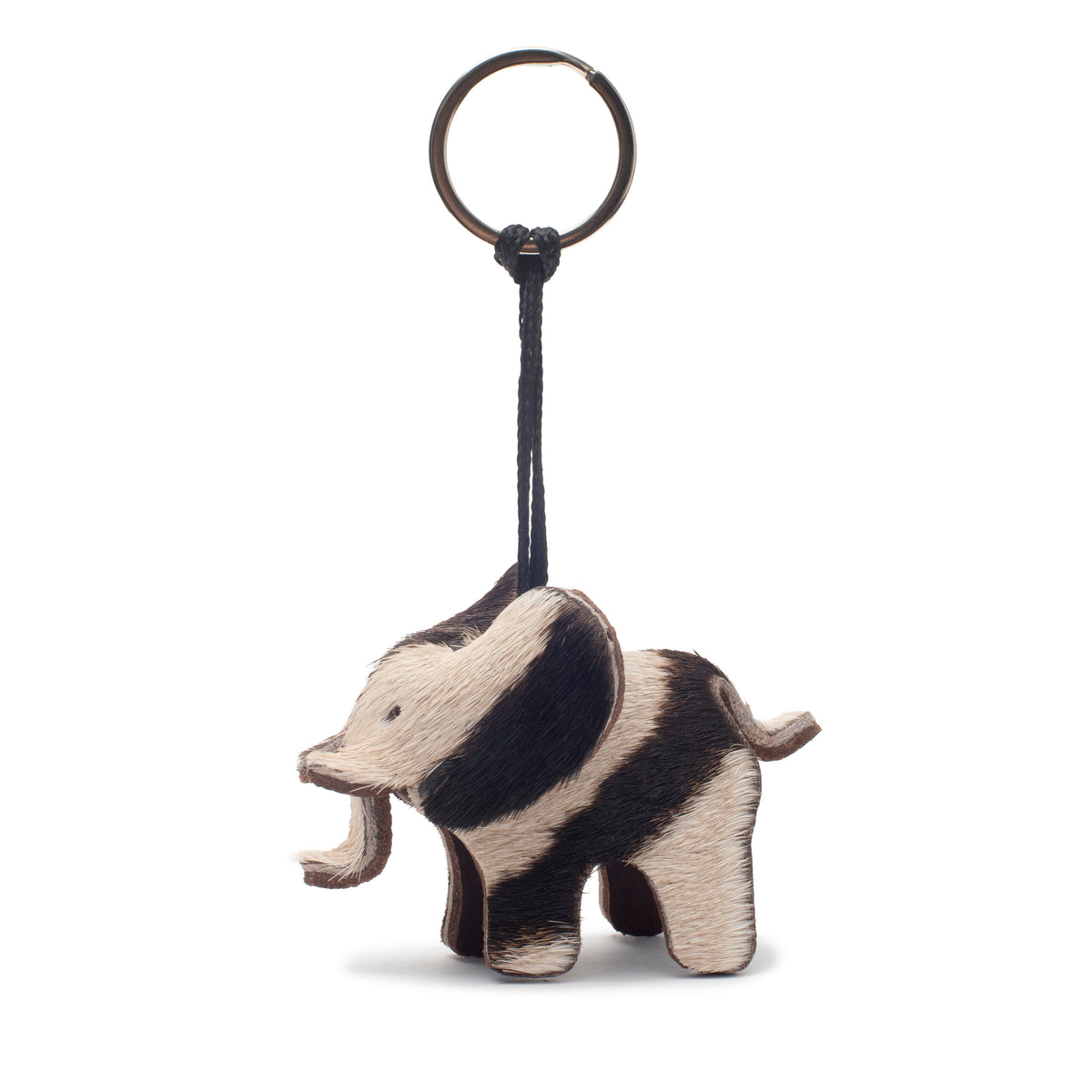 Handmade Leather Elephunky Keyring