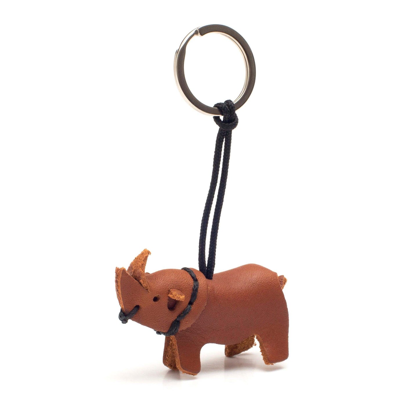 baby rhino key ring handmade - 1